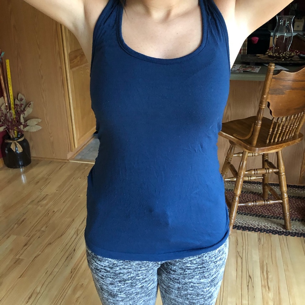 Maurices Navy Blue Ribbed Tank